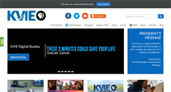 Desktop Screenshot of kvie.org